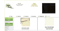 Desktop Screenshot of guestbooks2go.com
