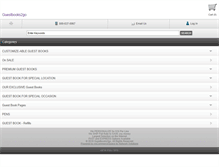 Tablet Screenshot of guestbooks2go.com